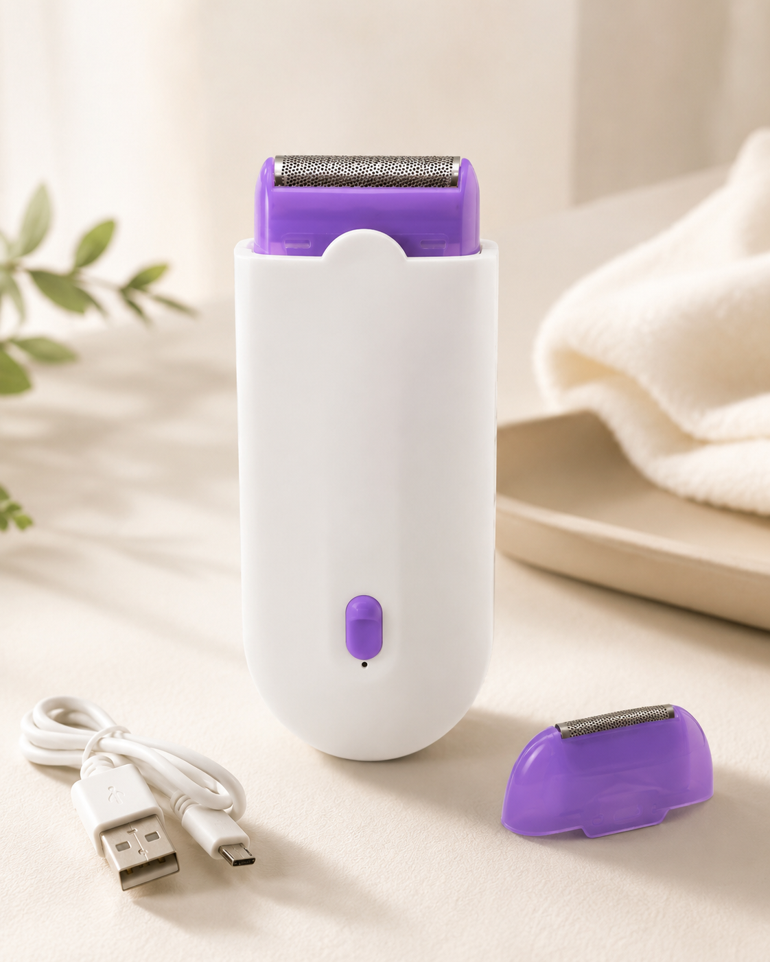 Depiladora Inalámbrica Recargable Led