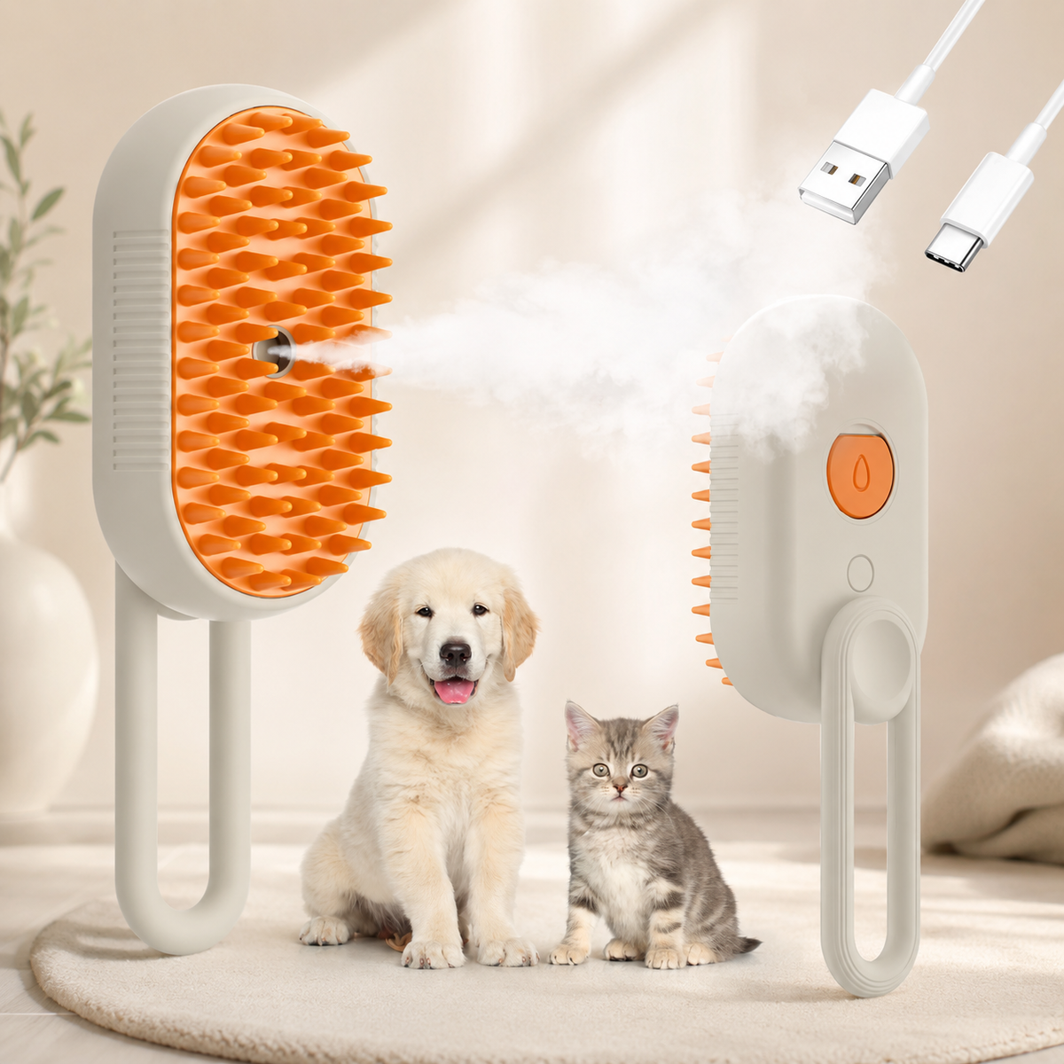 CEPILLO A VAPOR MASCOTAS