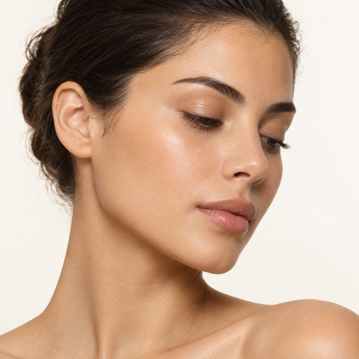 Aplicación de la depiladora IPL en el rostro