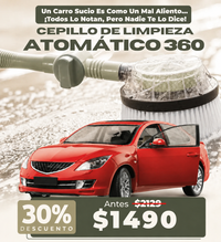 Set De Cepillo Giratorio Para Limpieza De Autos